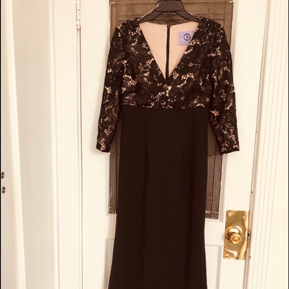 Js Collection Illusion Gown Size 4 - image 1